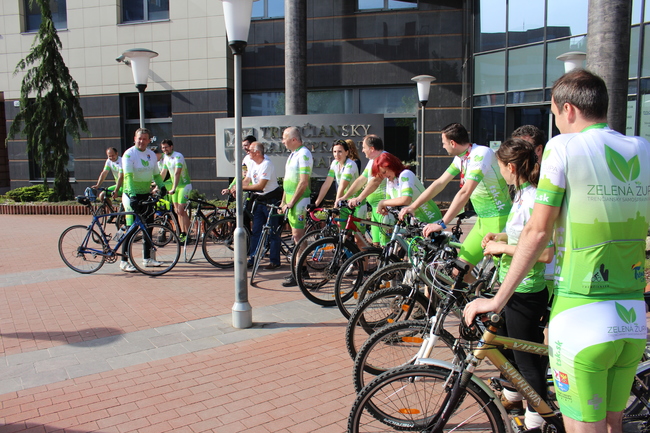 K cyklistom v drese Zelenej župy sa v projekte Do práce na bicykli pridal 5. tím 