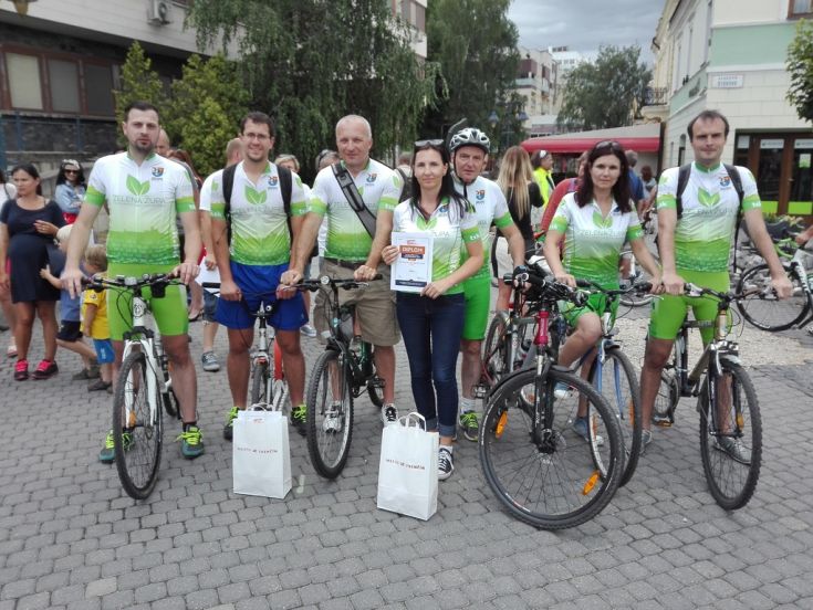 Vyhodnotenie súťaže Do práce na bicykli; TSK v kategórii spoločnosť na vynikajúcom treťom mieste